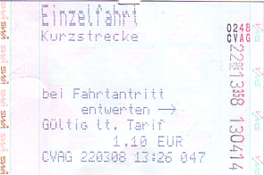 Kurzstrecke Chemnitz