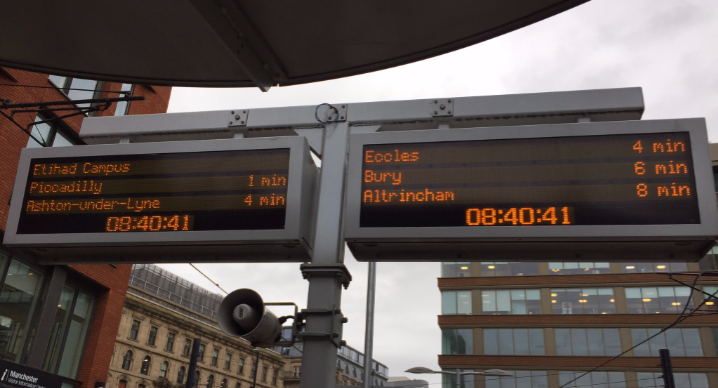 Dichter Takt in Piccadilly Gardens